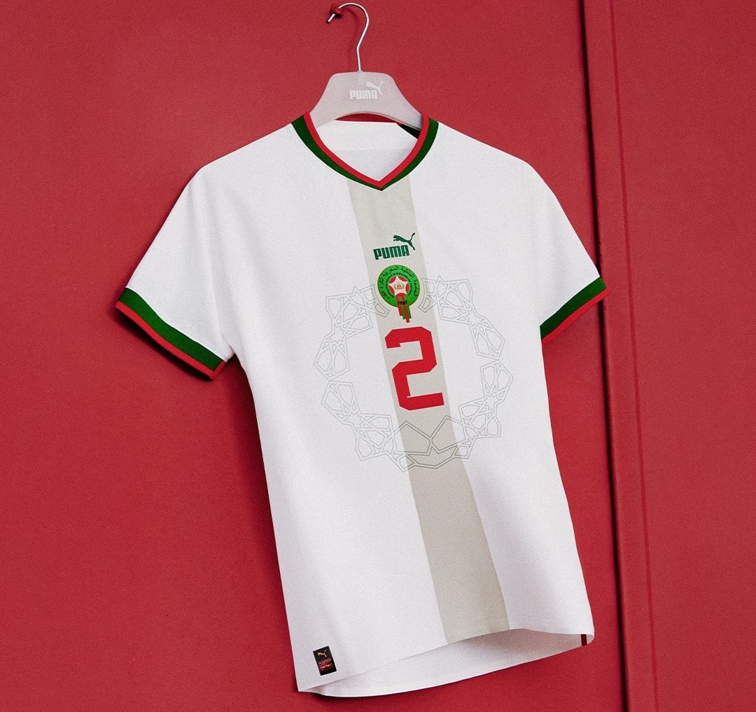 Coupe du monde 2022: Puma dévoile le maillot extérieur du Maroc